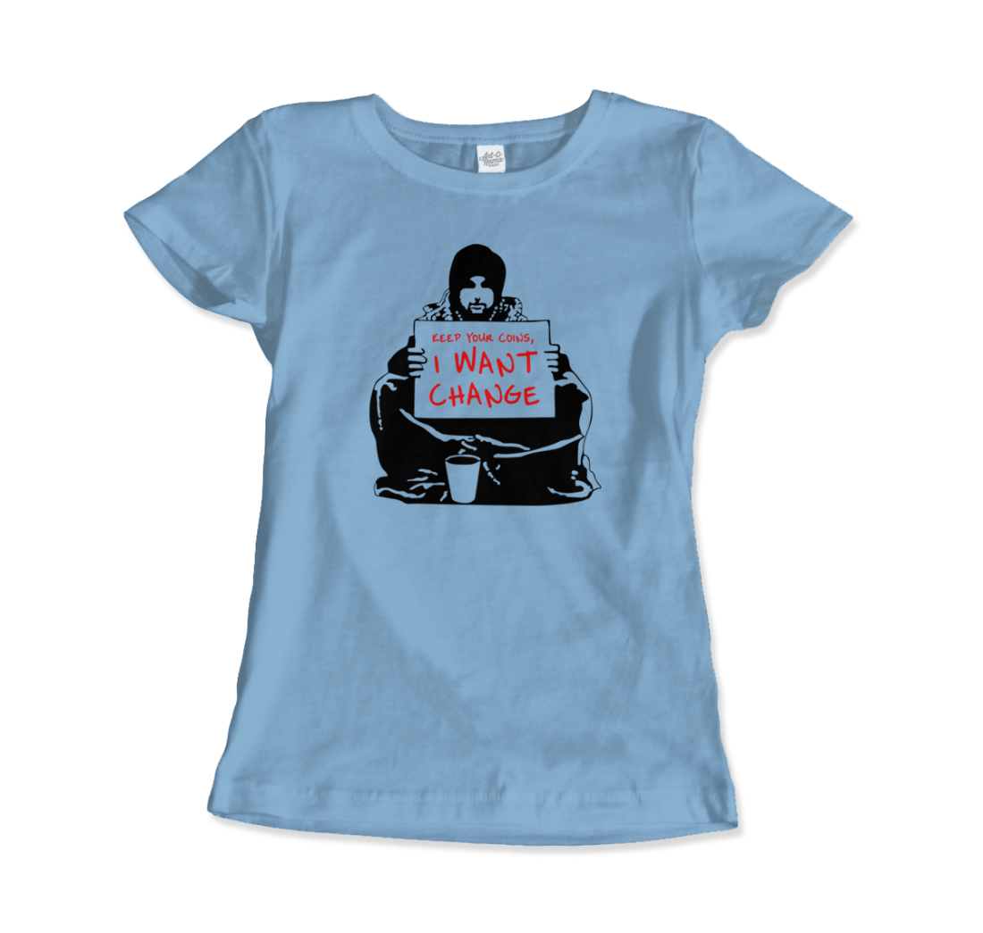 Banksy - I Want Change Artwork T-Shirt